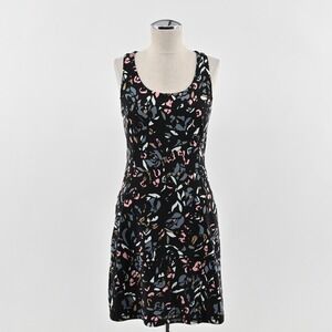 Sweaty Betty Power Workout Dress Size 4/6 Black‎ Floral Sleeveless Racerback Gym
